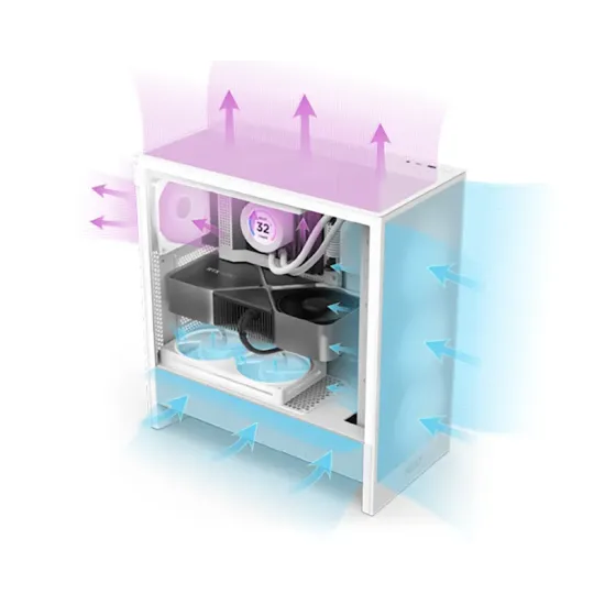 H5 Flow Gaming kućište belo (CC-H52FW-01)