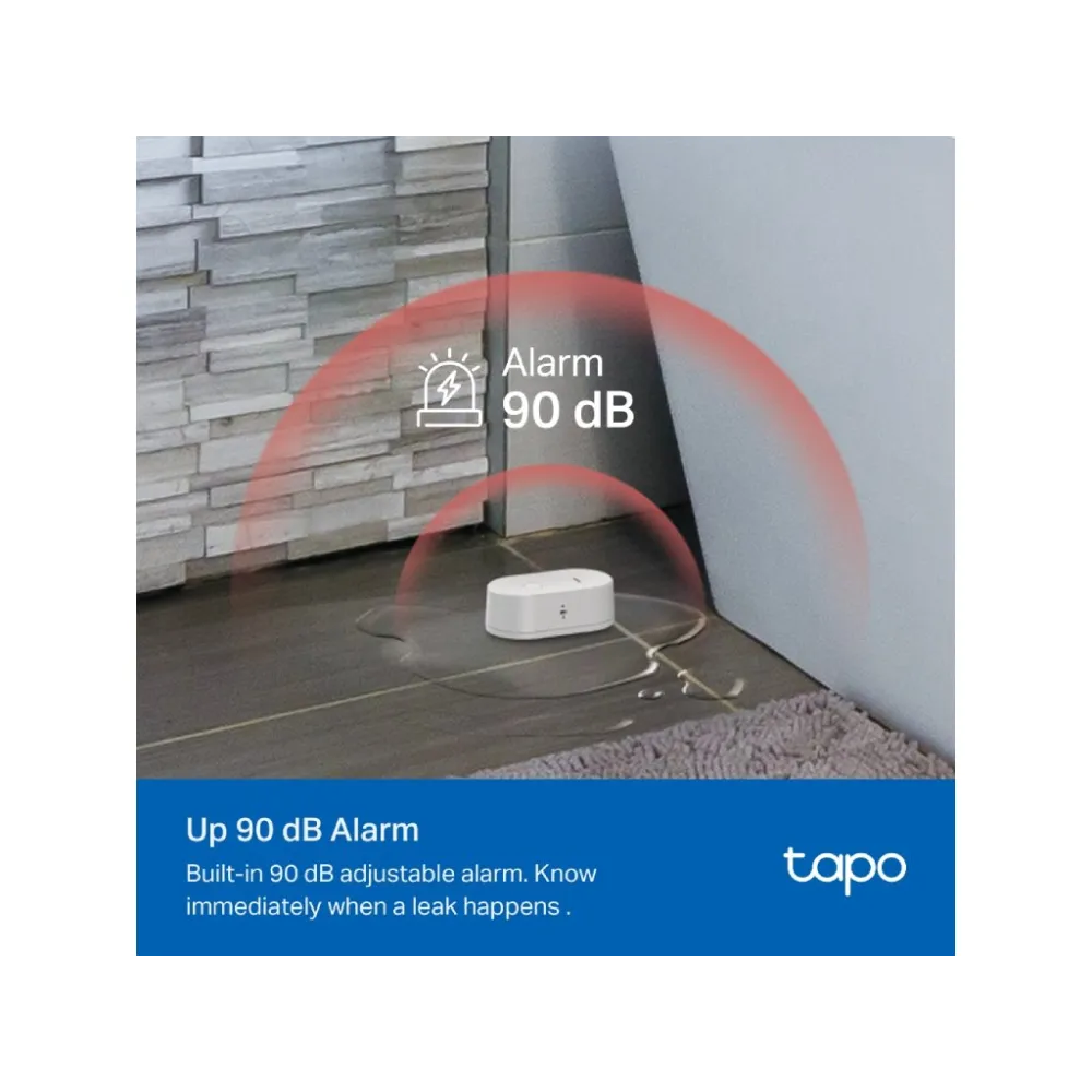 TP-LINK TAPO T300 Smart Water Leak Sensor, Drip & Leak Alert, Instant App Notification, IP67