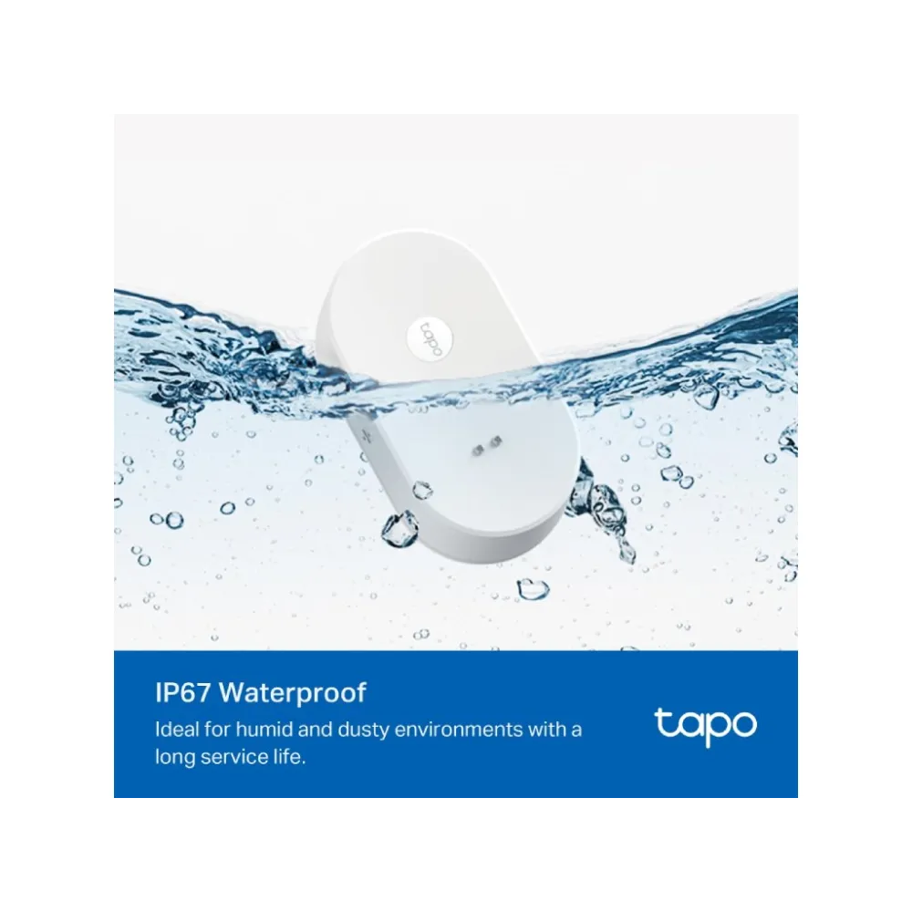 TP-LINK TAPO T300 Smart Water Leak Sensor, Drip & Leak Alert, Instant App Notification, IP67