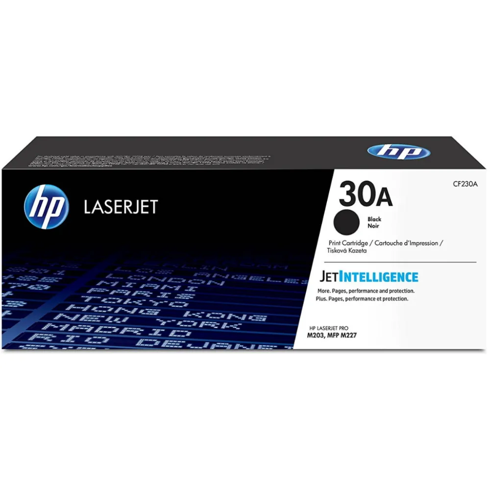 HP 30A Black Original LaserJetToner Cartridge (M203, M227)