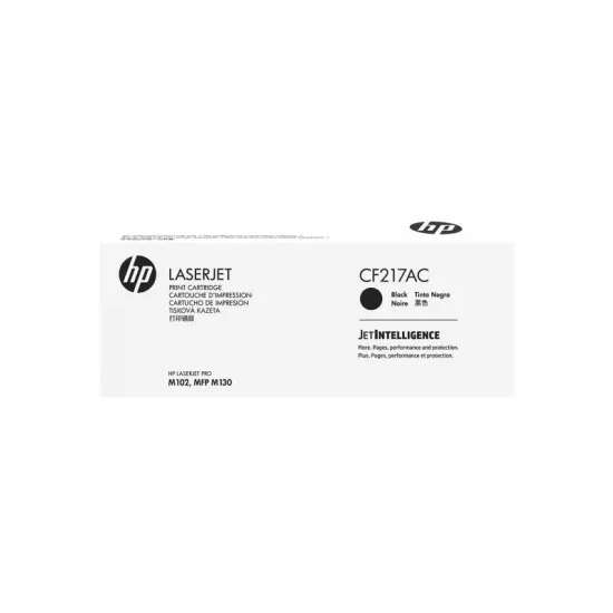 HP Black Contract Original LaserJet Toner Cartridge (CF217AC)