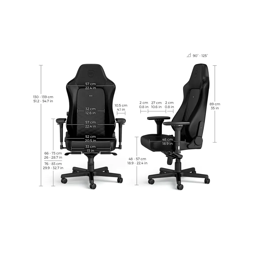 HERO Gaming stolica crna