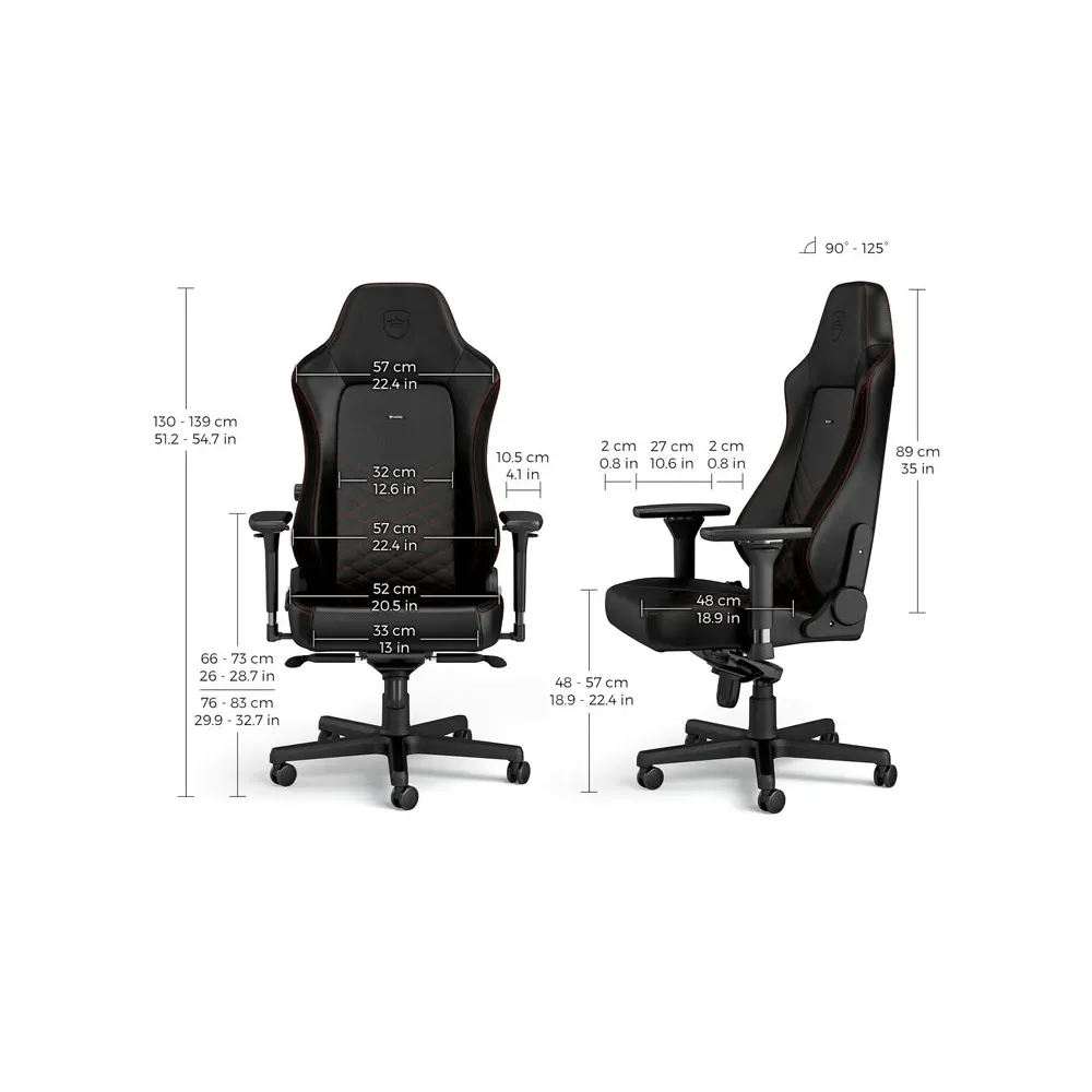 HERO Gaming stolica crno-crvena