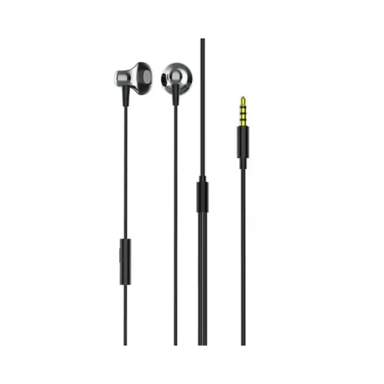 HP08 Slušalice sa mikrofonom crne