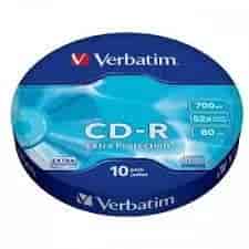 Verbatim CD-R 700Mb 1/10  43725