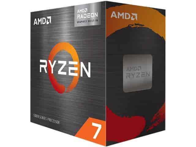 AMD Ryzen 7 5700G,3.8GHz/4.6GHz Max, 6C/12T, Radeon Graphics, Box,AM4, 16MB L3 cache, Wraith Stealth