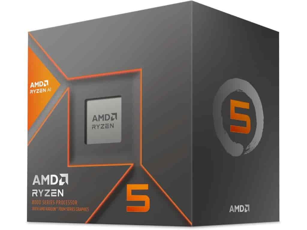 AMD Ryzen 5 8600G, 4.3GHz/5.0GHz Max, 6C/12T, AM5, 16MB L3 cache, Wraith Stealth, AMD Radeon 760M