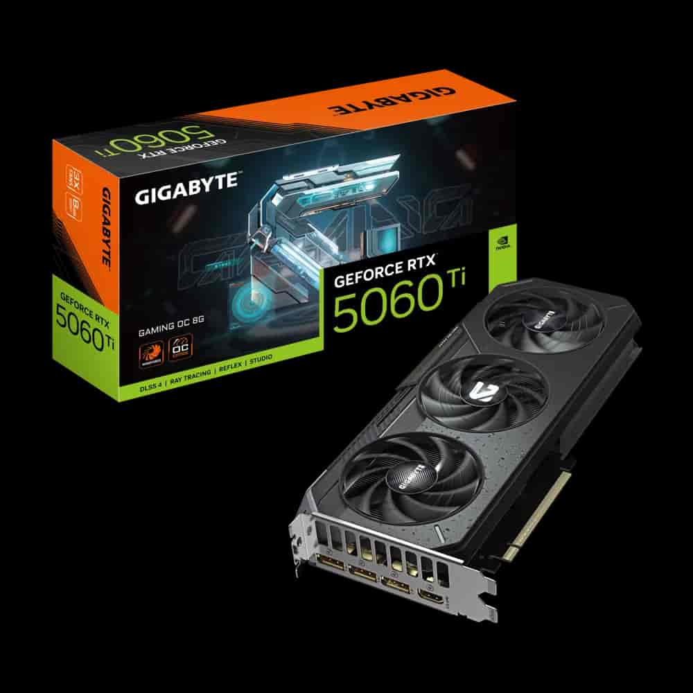 nVidia GeForce RTX 5060 Ti GAMING 8GB 128bit GV-N506TGAMING OC-8GD rev. 1.0