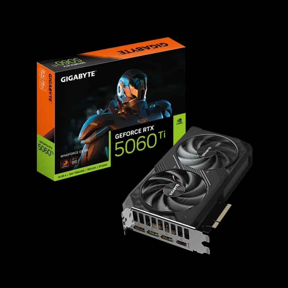 nVidia GeForce RTX 5060 Ti WINDFORCE 8GB 128bit GV-N506TWF2OC-8GD rev. 1.0