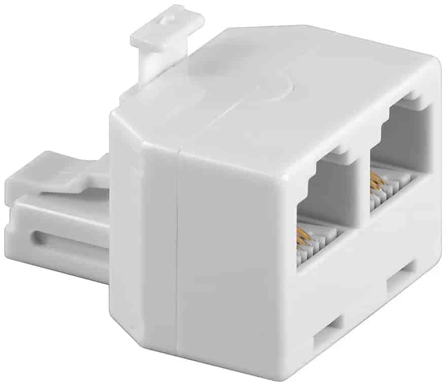 Goobay ISDN T adapter RJ11/RJ14 muski na 2 RJ11/RJ14 zenska
