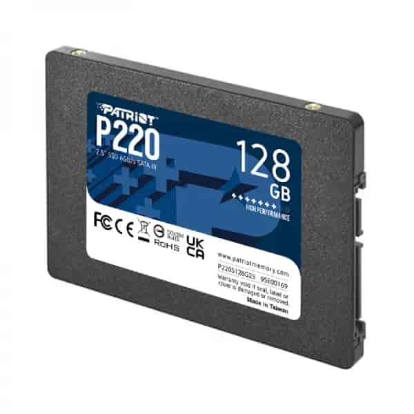 SSD 128GB 2.5&#34; 7mm P220 (r/w: 550/480 MBs)