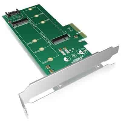 Adapter m.2 to PCIe SSD black