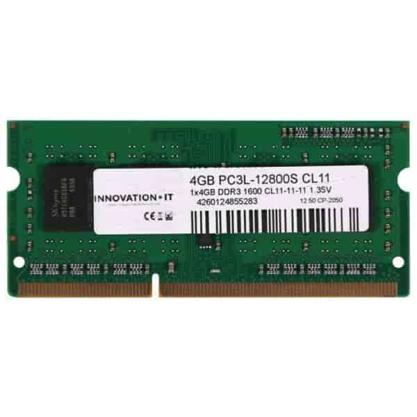 Inovation IT RAM 4GB 1600MHz DDR3 SODIMM