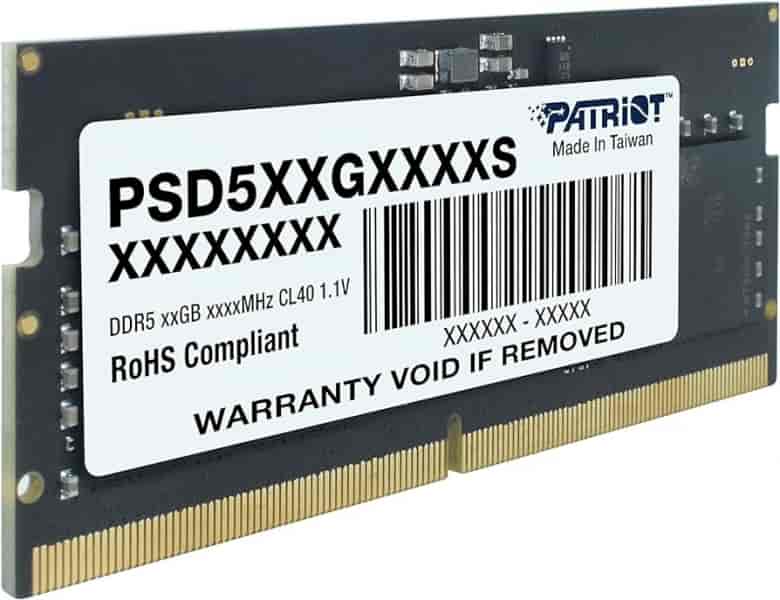 RAM 8GB 4800MHz DDR5 SODIMM Signature Line