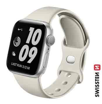 Silicone band for Apple watch, stone gray (42, 44, 45, 49) mm