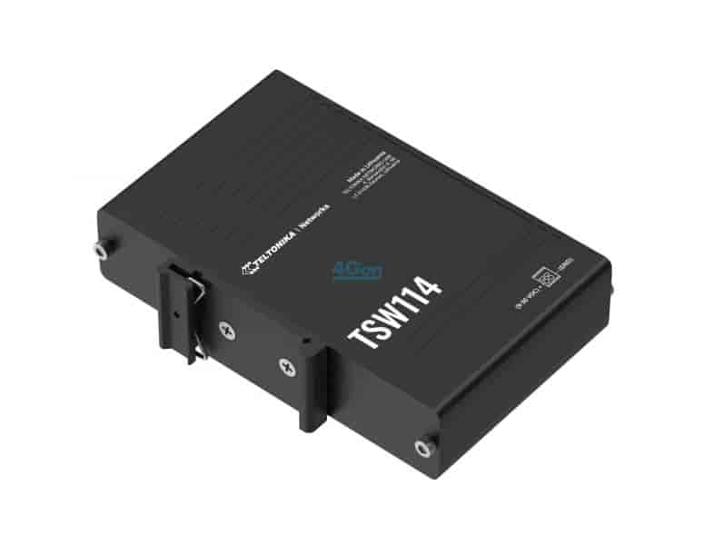 Switch TSW114 5 10/100/1000 ports DIN Rail