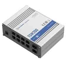 Teltonika Switch TSW200 8 10/100/1000 PoE+, 2 SFP ports