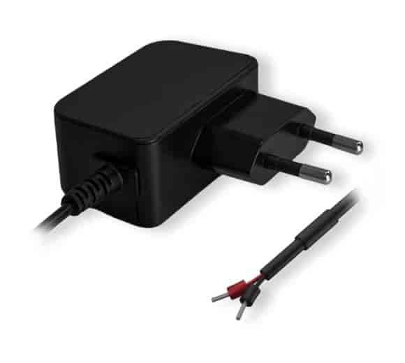 EU 2-PIN POWER SUPPLY 9W for Teltonika RUT140, NTP001, RUT142, TRB245, TRB246, TRB255, TRB256, TSF010, TSW010, TSW030, TSW114, TSW210, TSW304