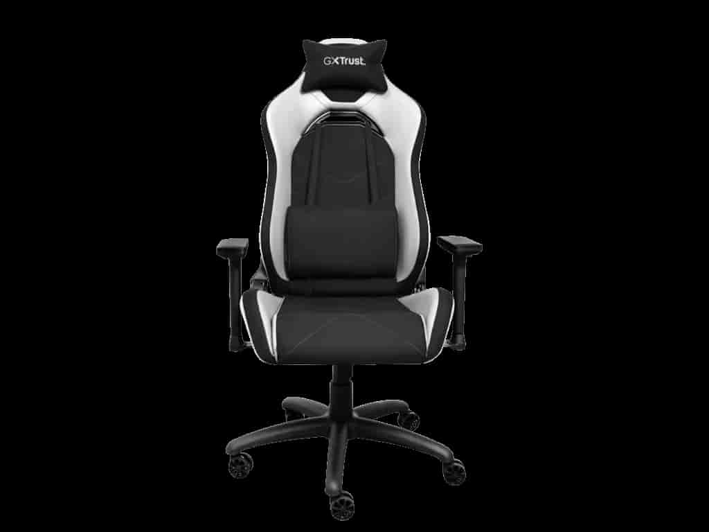 TRUST GXT 714W RUYA Comfortable Gaming Chair, Gas lift class 4, Max. weight 150 kg, WHITE
