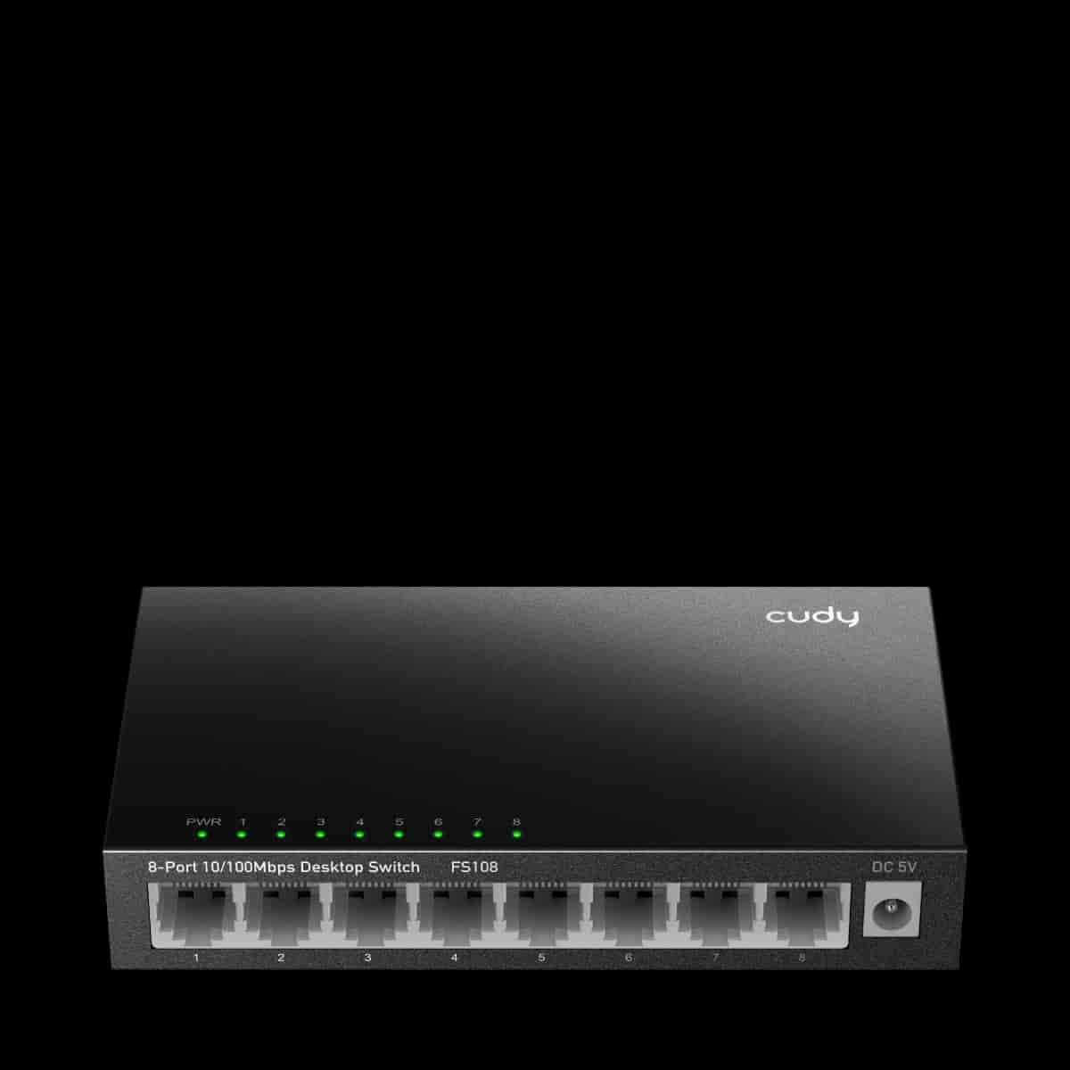 CUDY Switch FS108 8-Port 10/100 Metal