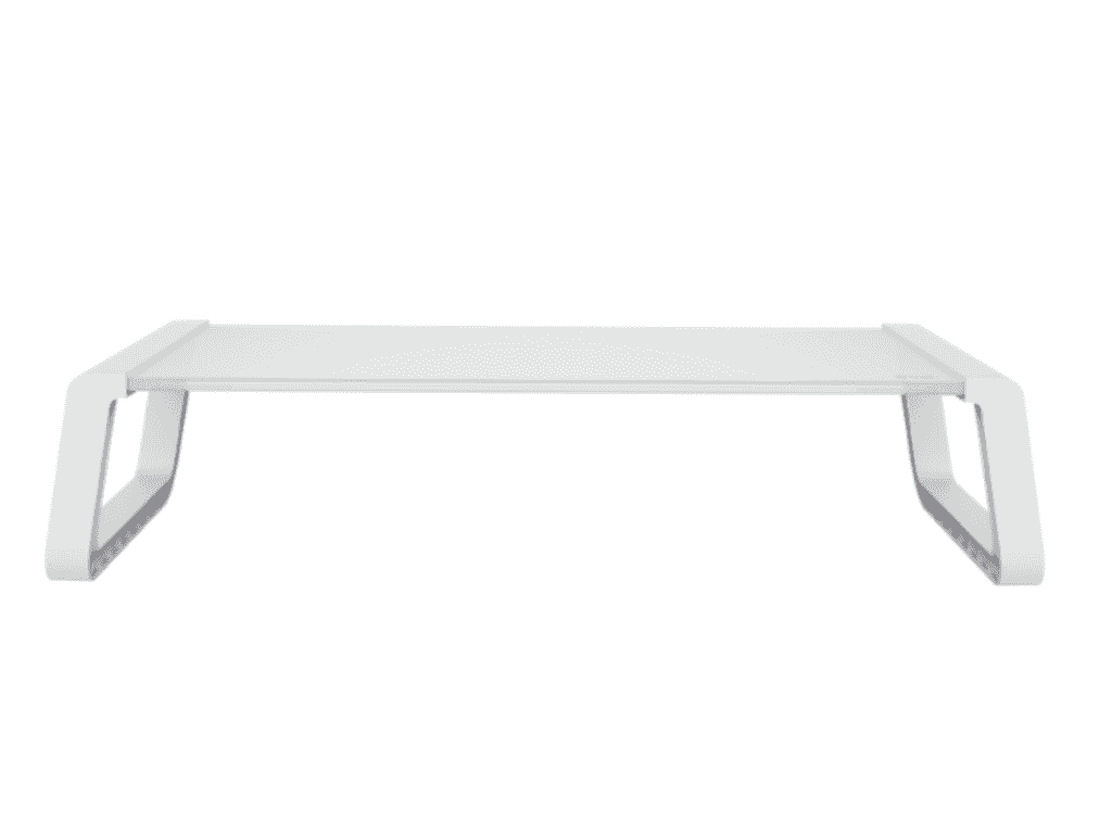 Postolje za monitor TRUST MONTA Tempered glass monitor - White, D:225 mm, W: 415 mm, H: 98 mm