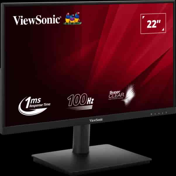 ViewSonic Monitor 22&#34; VA220-H FHD, 100Hz, 1ms, 4000:1, 250cd/m2, VGA, HDMI
