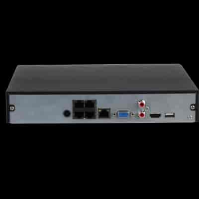 Dahua NVR 4 kanala NVR4104HS-P-4KS3, Rezolucija 3840 x 2160, do 12MP, HDMI, VGA, 1xHDD do 20TB, audio, 12VDC