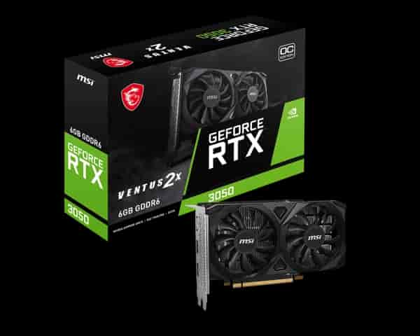 MSI VGA RTX 3050 6GB MSI VENTUS 2E E OC GDDR6