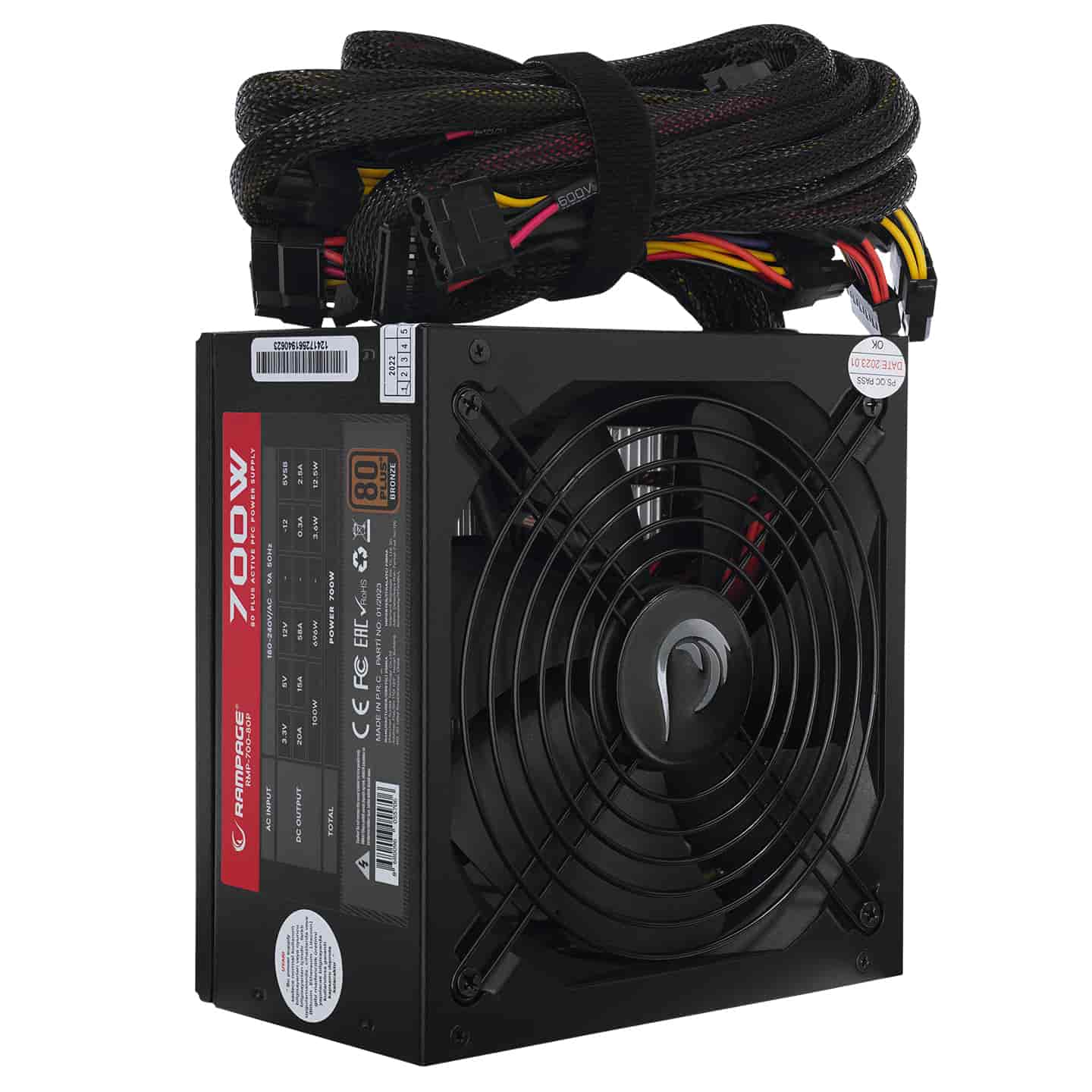 Rampage Napajanje RMP-700-80P 700W 80+ Bronze
