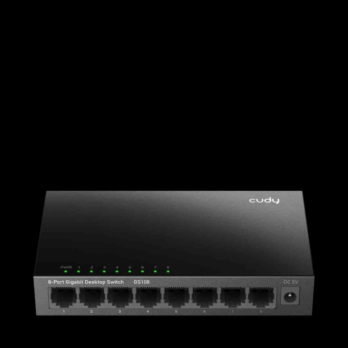CUDY Switch GS108 8-Port 10/100/1000 Gigabit Metal