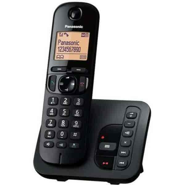 PANASONIC Bežični telefon KX-TGC220FXB Crni sa sekretaricom