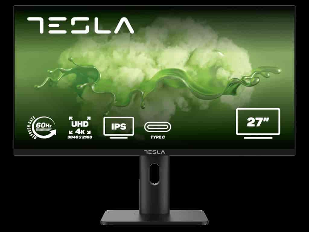 TESLA 4K IPS Monitor MH949, 27" UHD (3840 x 2160), 5 ms, 1000:1, DP/HDMI/USB Type-C,HAS/PIVOT/SWIVEL