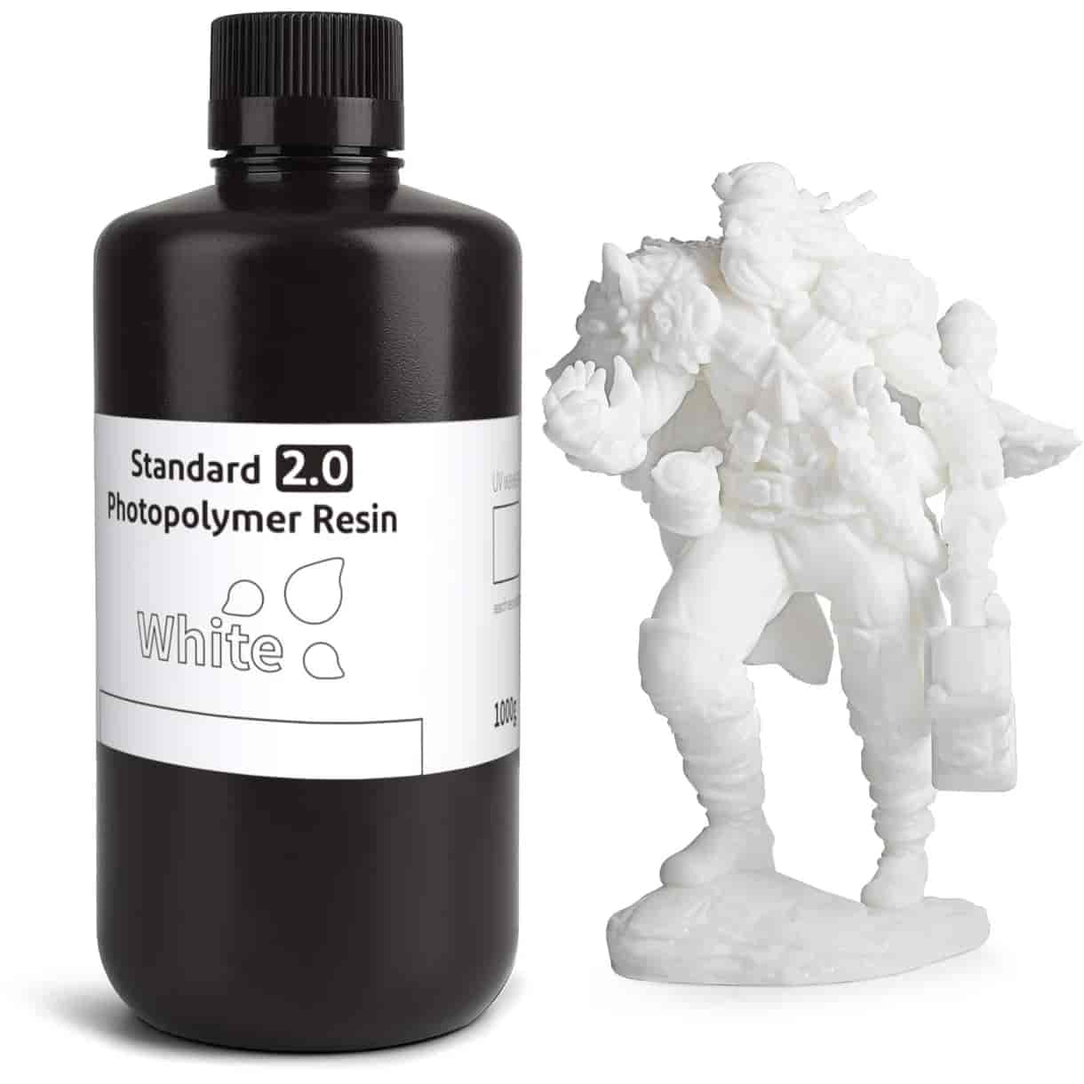 Elegoo 501.030.120 Standard Resin 2.0 1kg - White