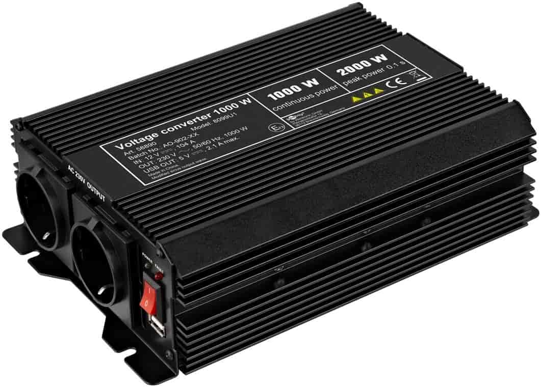 Pretvarač napona 1.000 W, Goobay