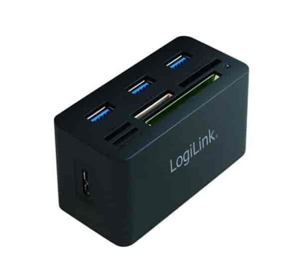 Čitač kartica + HUB 3.0, LogiLink
