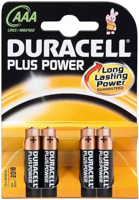 Duracell LR03, AAA, 1/4pack