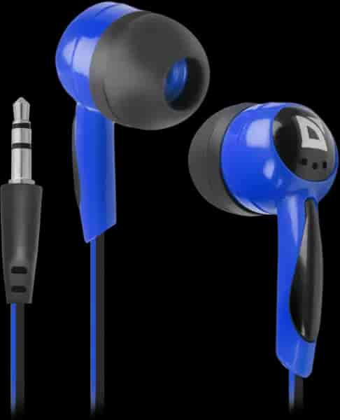 Slušalice Basic 604, In-ear headphones, black + blue
