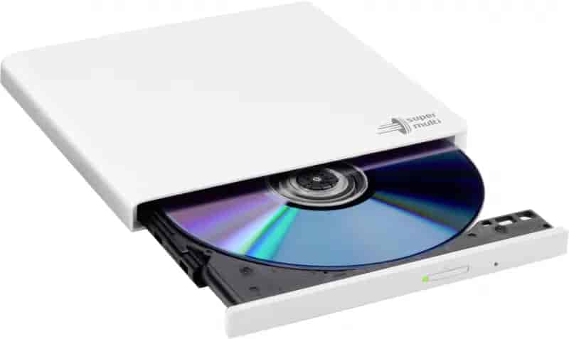 LG External DVD-RW GP57EW40 Slim White