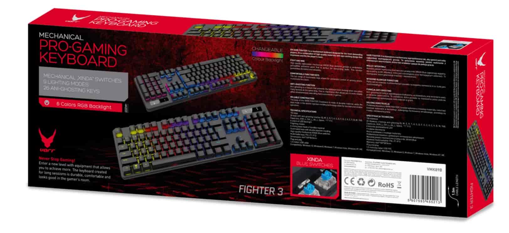 RGB mehanička tastatura, VARR