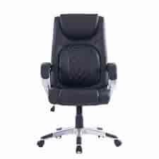 Office stolica RELIABLE, materijal PU Leather, boja black-silver, najveća dozvoljena masa 130kg