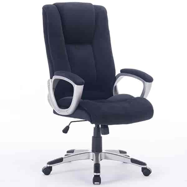 Office stolica COMFORT, materijal mikrofiber, podesivi nagib leđa, čvrsta baza za stabilnost, boja crna, dimenzije 63x71x111.5-121cm, najveća dozvoljena masa 130kg