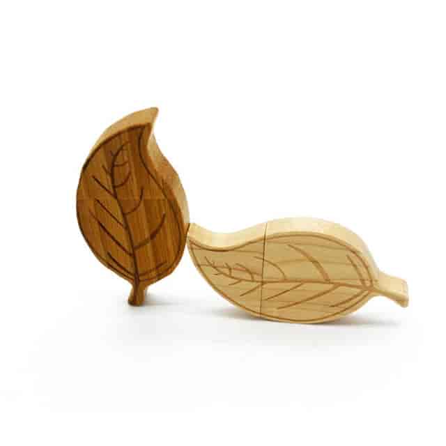 Ukrasna USB memorija - Drveni List