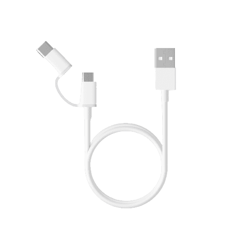 MI 2-IN-1 USB CABLE (MICRO USB TO TYPE C) 30CM