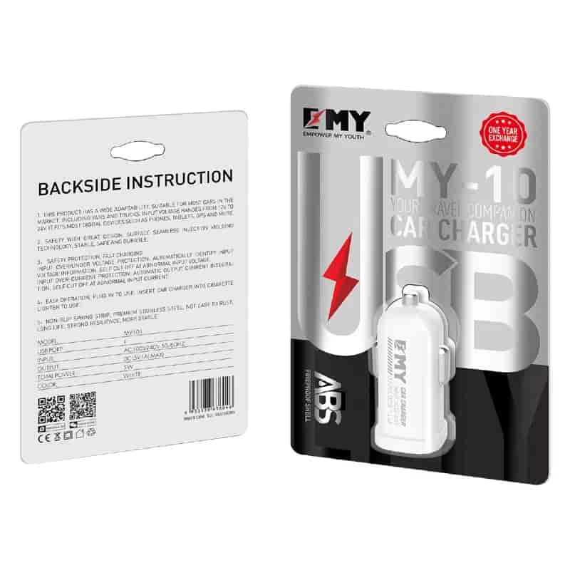 EMY MY-10, 1xUSB, 1.5A, 7.5W