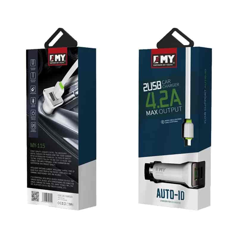 EMY MY-115, 2xUSB, 4.2A, 21W