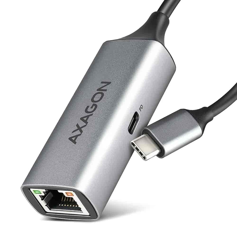 USB HUB C 3.2Gen1 -> RJ45 10/100/1000, 15cm, ADE-TXPD, AXA