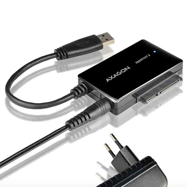 USB to 2.5""/3.5""/5.25"" SATA adapter, Axagon