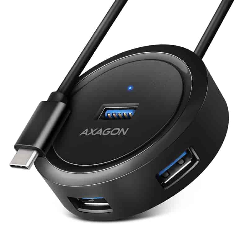 4-port USB3.0 Type-C hub, Axagon
