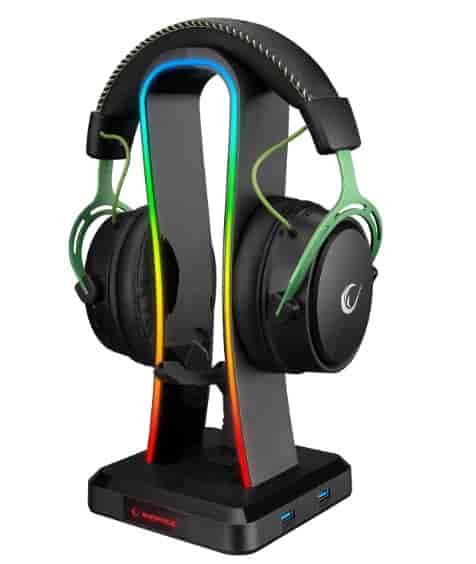 RGB držač za slušalice, Rampage RM-H77 X-BASE