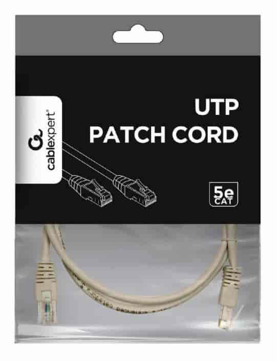UTP CAT5e mrežni kabal, sivi, 1 m